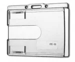 Card Holder Transparent IDS66 with thumb thrust